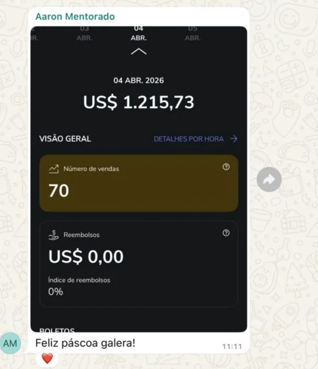 Depoimento de aluno da Comunidade