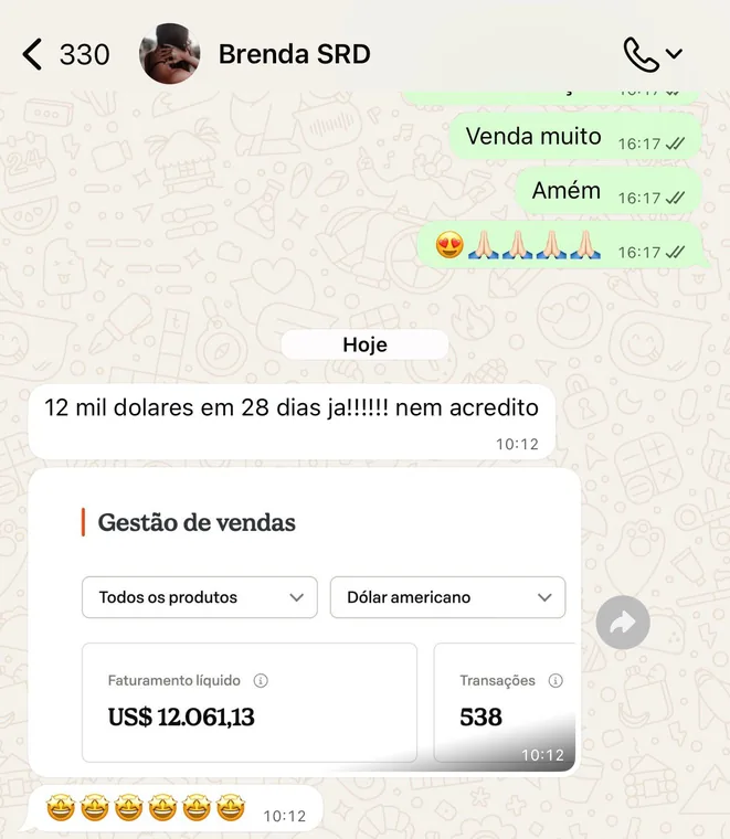 Depoimento de aluno da Comunidade